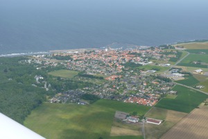 Borhnolm island - the capital Ronne, Denmark