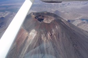 Ngauruhoe red crater, North Island, New Zealand