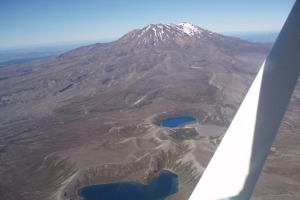 Towards Ngauruhoe volcano, New Zealand