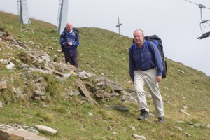 Climbing the mountain for a flight - Austria 2006