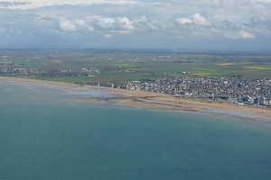 Gold beach - here the British forces disembarked