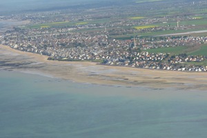 Sword beach - here the British forces disembarked