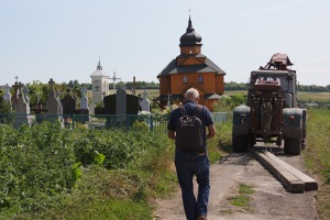 At the Zborov cemetery