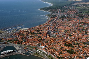 The capital of the island of Bornholm - Ronne The capital of the island of Bornholm - Ronne