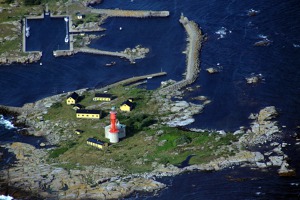 The island and lighthouse Utklippan, southern Sweden