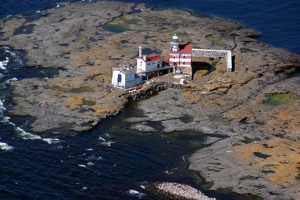 A detail of the island of Market from the Swedish side