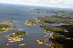 The older of Kvarken islands are located some 50 km north of Vaasa