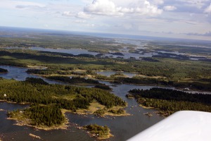 The older of  Kvarken islands are located some 50 km north of Vaasa