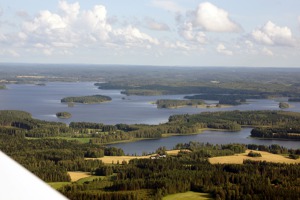 The landscape north of Tampere