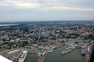 The port of Tallinn, Estonia