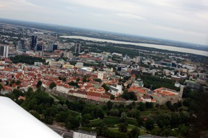 Tallinn - the old town and the castle of Toompea