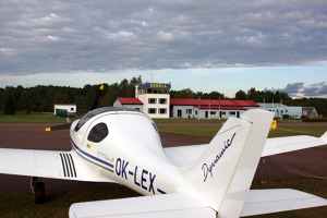 The airport of Kardla - two flights per day arrive here from the capital Tallinn