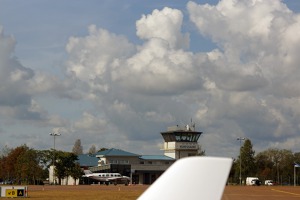 The airport of Kurressaare, Saaremaa island, Estonia