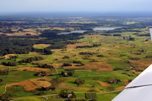 The landscape of eastern Poland