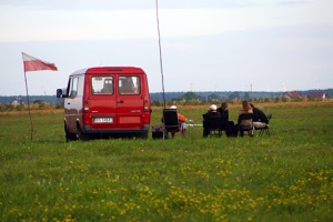 Glider enthusiasts in Suwalki start their flying day already at 6.30 a.m.