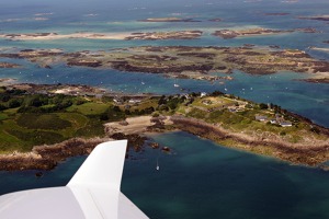 Romantic Chausey islands, France