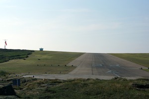 Runway 32 view from the sea