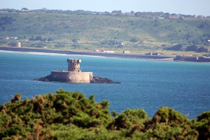 One of the German bunkers protecting western coast and access to Jersey airport