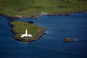 Lismore island lighthouse, off Oban, Scotland