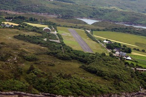 Runway 20 Plockton airfield, Scotland, UK