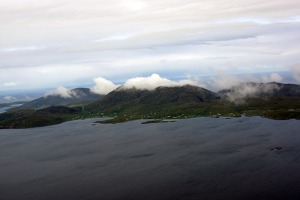 Traditional Scottish weather - Mull island, Inner Hebrides, Scotland, UK