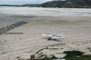 OK LEX on the apron of Barra airport