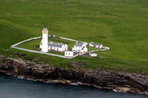 Cangick Head lighthouse, southern part of Scapa Flow