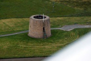 Martello tower was a part of British fortifications ofScapa Flow built in the 19th century Martello tower was a part of British fortifications ofScapa Flow built in the 19th century
