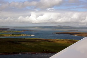 Scapa Flow bay - Orkney Islands, Scotland, UK