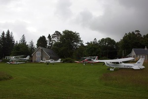 Capacity limits of Glenforsa airfield apron