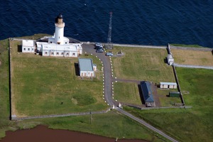 Noss Head cape lighthouse