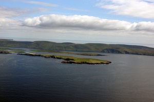 First glimpse of the Shetlands 