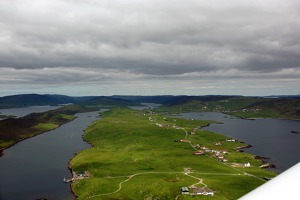 Western coast of Shetland, the main island of the Shetlands