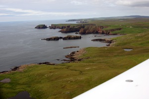 Western coast of Shetland, the main island of the Shetlands