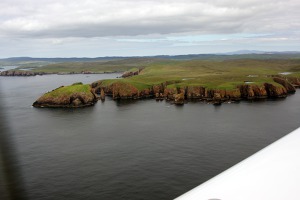 Western coast of Shetland, the main island of the Shetlands