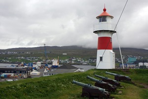 Fortification of the Thornshaven port, Faroe Islands