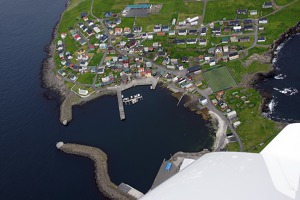 Nolsoy island port, about 3 minute flight from the capital Torshavn Nolsoy island port, about 3 minute flight from the capital Torshavn