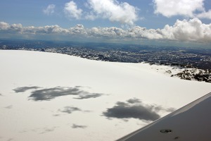 The top of Hardanger-Jokulen glacier