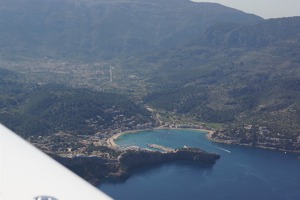 Port town of Solier, northern Mallorca, Spain