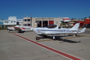 OK LEX at Melilla airport, Spanish territory in northern Africa