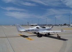 OK LEX at Lanzarote airport, Canary Islands