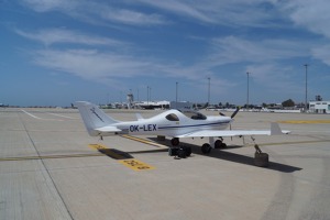 OK LEX at Lanzarote airport, Canary Islands