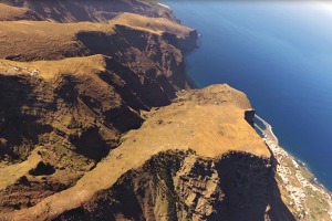 The wild coast of Gomera island