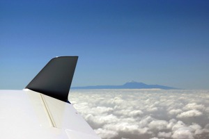 Teide volcano from La Palma island