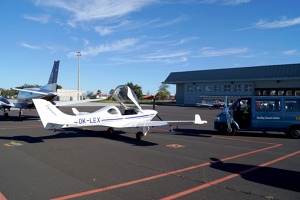 GA parking bay at Tenerife Norte airport