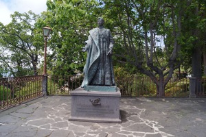 The statue of Archduke Otto who died on Madeira 