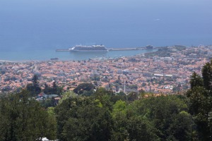 View of Funchal, the capital of Madeira