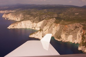 Západní pobřeží ostrova Zakynthos