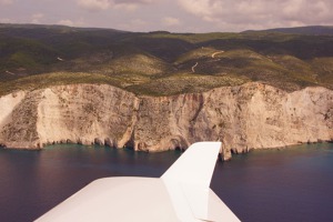 Západní pobřeží ostrova Zakynthos