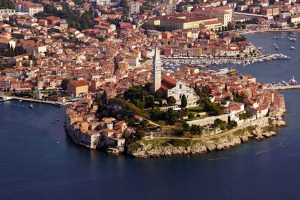 Town of Rovinj, west coast of Istria